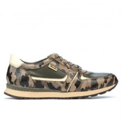 Pantofi sport barbati 833 cafe camuflaj