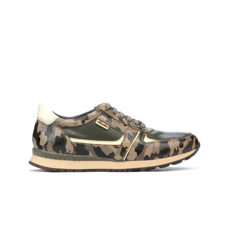 Pantofi sport barbati 833 cafe camuflaj