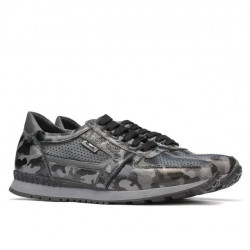 Pantofi sport barbati 833 gri camuflaj