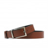 Curea barbati 08b bicolor biz negru+maro