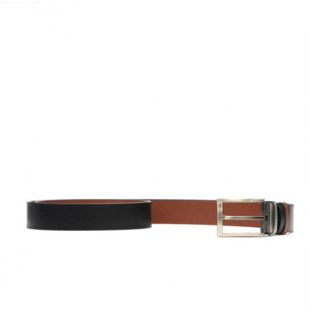 Curea barbati 08b bicolor biz negru+maro