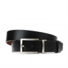 Curea barbati 08b bicolor biz negru+maro
