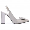 Sandale dama 1267 gri antilopa combinat