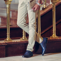 Pantofi eleganti barbati 878 a indigo