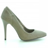 Pantofi eleganti dama 1230 capucino antilopa