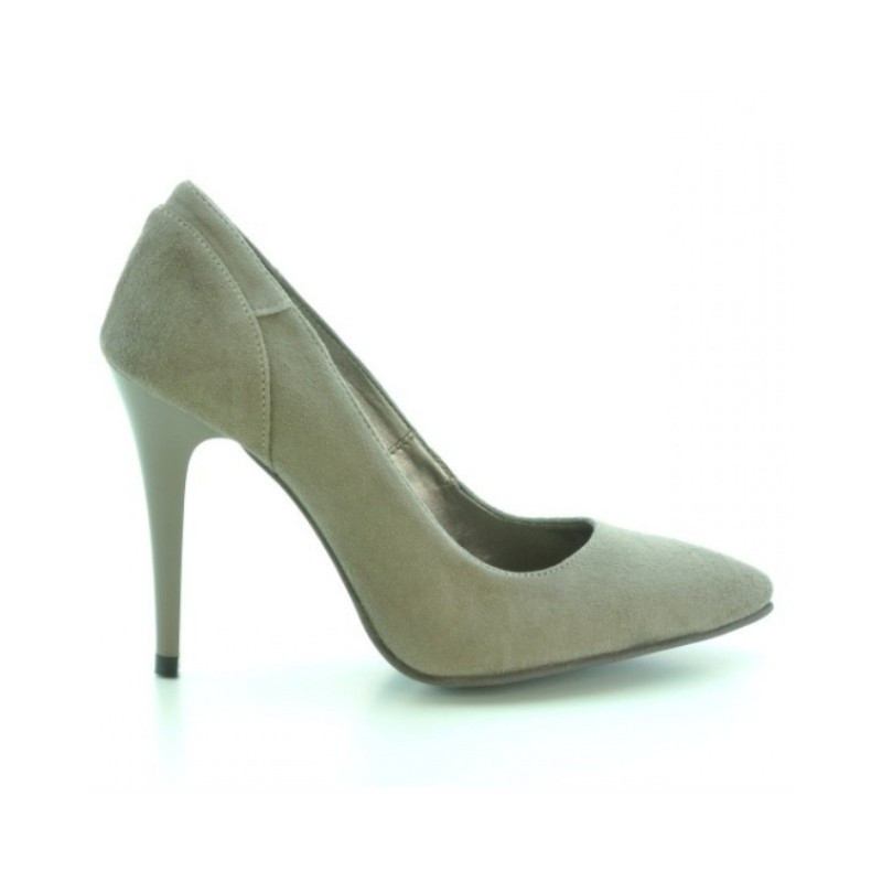 Pantofi eleganti dama 1230 capucino antilopa