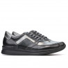 Pantofi sport dama 694 negru combinat