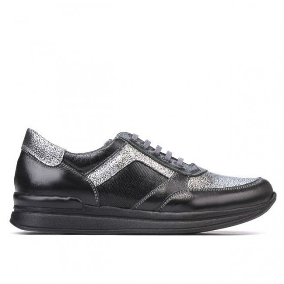 Pantofi sport dama 694 negru combinat Pantofi sport dama 694 negru combinat
