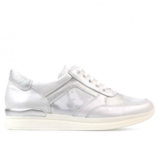 Pantofi sport dama 694 alb sidef combinat Pantofi sport dama 694 alb sidef combinat