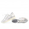 Pantofi sport dama 694 alb sidef combinat