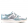 Pantofi sport dama 694 turcoaz sidef combinat