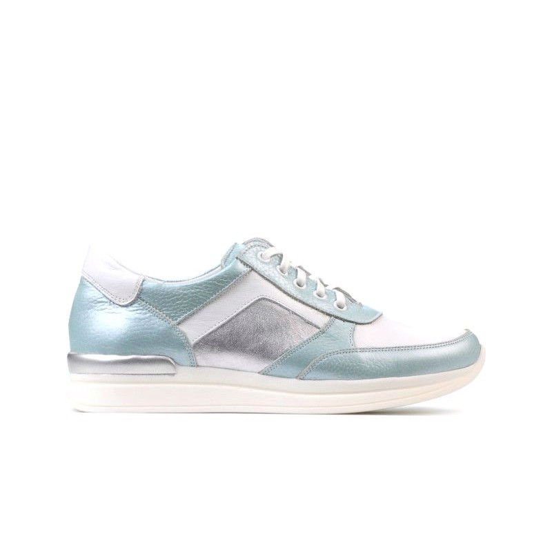 Pantofi sport dama 694 turcoaz sidef combinat