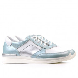 Pantofi sport dama 694 turcoaz sidef combinat