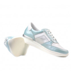 Pantofi sport dama 694 turcoaz sidef combinat