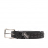 Curea barbati 18b negru+croco negru