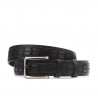 Curea barbati 18b negru+croco negru