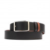 Curea barbati 09b bicolor negru+maro deschis
