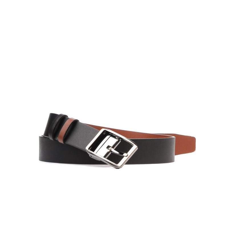 Curea barbati 09b bicolor negru+maro deschis