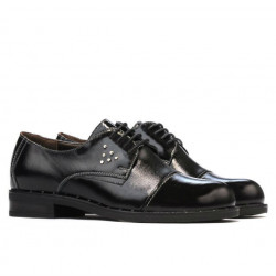 Pantofi casual dama 696 lac negru