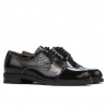 Pantofi casual dama 696 lac negru