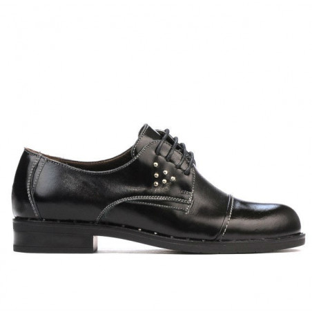 Pantofi casual dama 696 lac negru