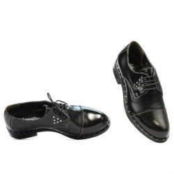 Pantofi casual dama 696 lac negru