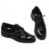 Pantofi casual dama 696 lac negru