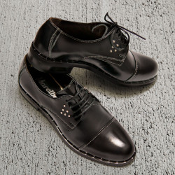 Pantofi casual dama 696 lac negru