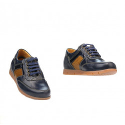 Pantofi copii 164 indigo+maro