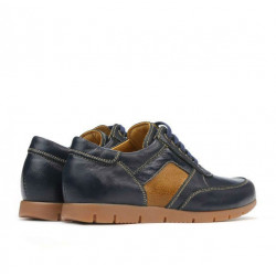Pantofi copii 164 indigo+maro