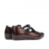 Pantofi copii mici 62c lac bordo+negru