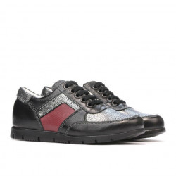 Pantofi copii 164 negru combinat
