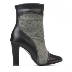 Ghete dama 1146 negru+gri sidef