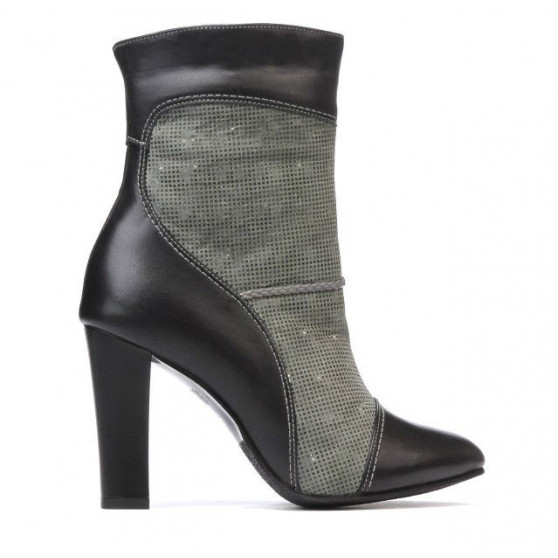 Ghete dama 1146 negru+gri sidef Ghete dama 1146 negru+gri sidef