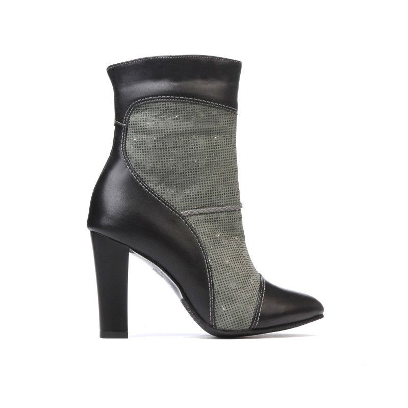 Ghete dama 1146 negru+gri sidef