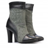 Ghete dama 1146 negru+gri sidef