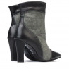 Ghete dama 1146 negru+gri sidef