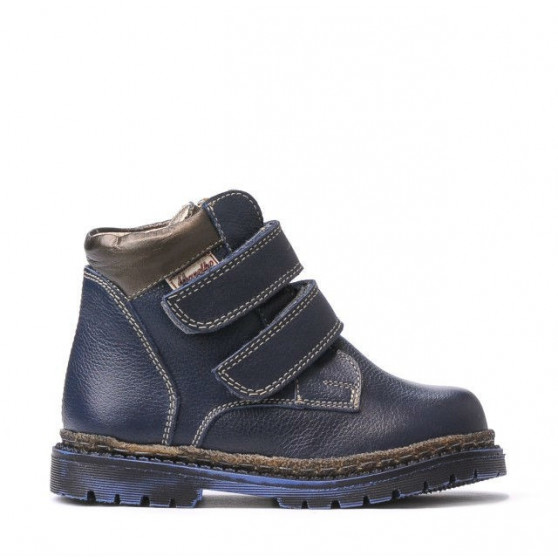 Ghete copii mici 37-1c indigo+aramiu Ghete copii mici 37-1c indigo+aramiu