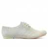 Pantofi casual dama 186 gri deschis velur