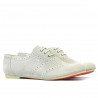 Pantofi casual dama 186 gri deschis velur