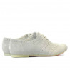 Pantofi casual dama 186 gri deschis velur