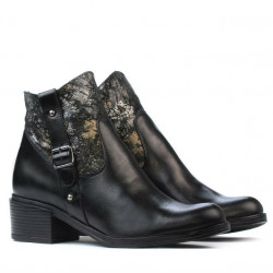 Ghete dama 3319 negru pastel