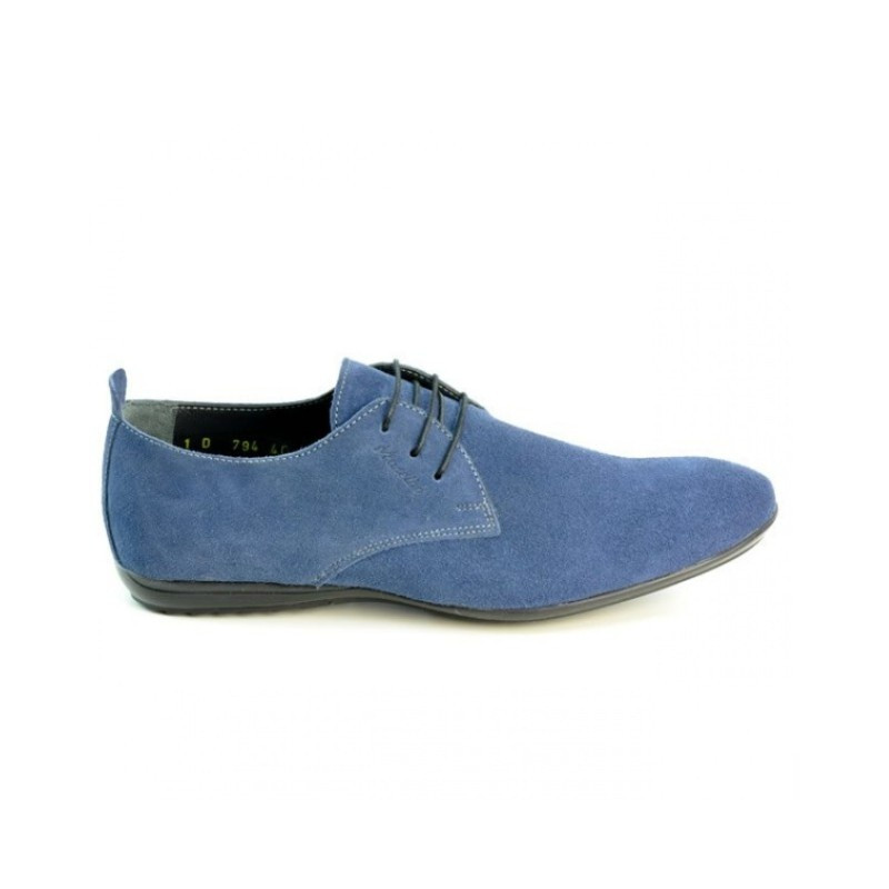 Pantofi casual barbati 794 indigo velur
