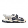 Sandale copii 322 indigo+alb
