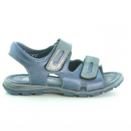 Sandale copii mici 11c indigo+gri