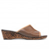 Sandale dama 5004mp capucino perforat