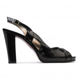 Sandale dama 1221 lac negru