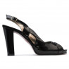 Sandale dama 1221 lac negru