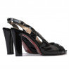 Sandale dama 1221 lac negru