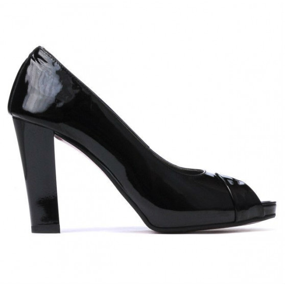 Sandale dama 1219 lac negru